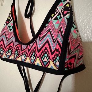 Xhilaration women’s bikini top multi color regular XL